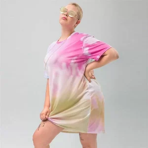 All-Over Print T-Shirt Dress