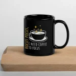 Black Glossy Mug