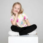 All-Over Print Kids Crew Neck T-Shirt