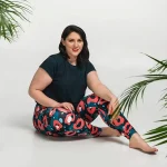 All-Over Print Plus Size Leggings