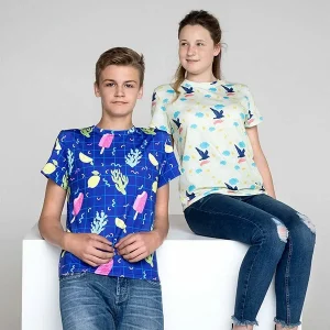 All-Over Print Youth Crew Neck T-shirt